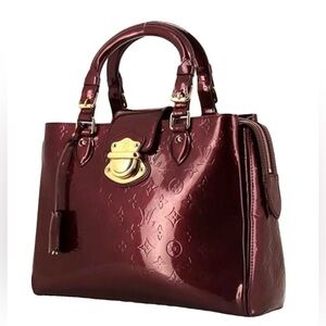 Louis Vuitton Amarante Vernis Melrose Avenue Bag
